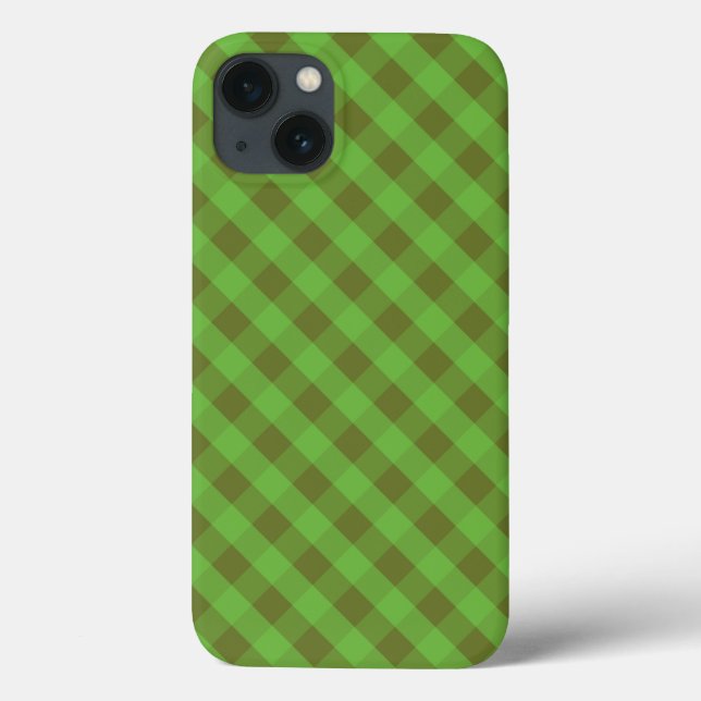 Country-style Green Gingham Case-Mate iPad Case (Back)