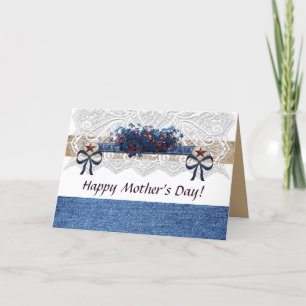 Country Style Happy Mother's Day Card