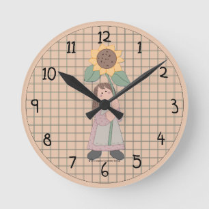 Country Summer Clock
