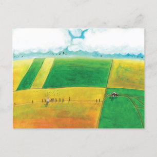 Country Summer Day Postcard
