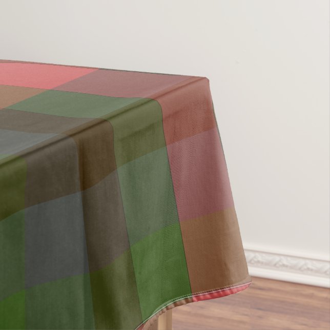Country Summers Plaid Tablecloth (In Situ)