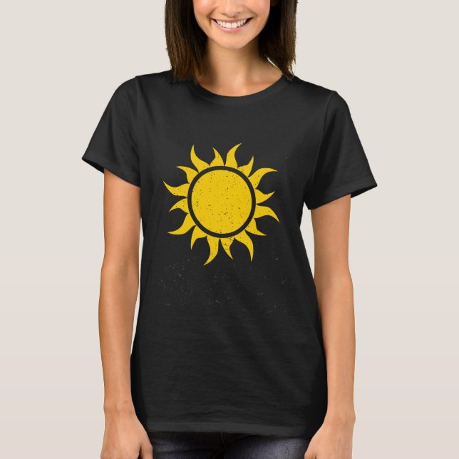 Country Sun, cute ,simple T-Shirt (Front)