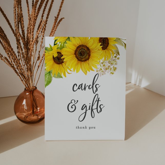 Country Sunflower Cards and Gifts Pedestal Sign (Creator Uploaded)