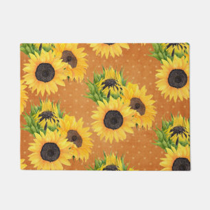Country Sunflower Doormat