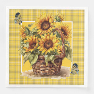 Country Sunflowers Napkin