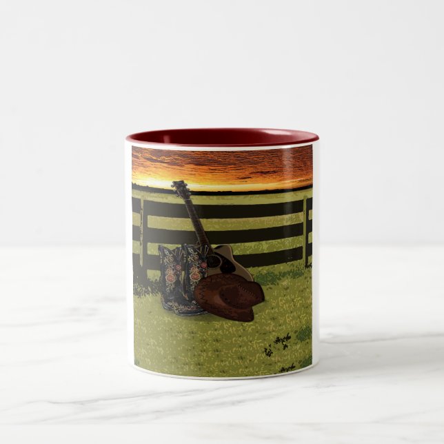 Country Sunset Serenade Mug (Center)