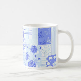 Country Sweet Cornflower Blue Coffee Mug