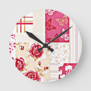 Country Sweet Ruby Red Wall Clock