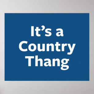 Country Thang Poster