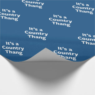 Country Thang Wrapping Paper