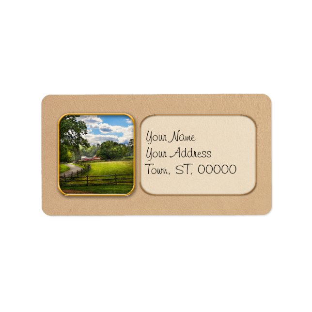 Country - The pasture Label (Front)