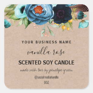 Country Themed Soy Candle Labels