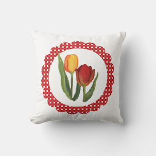 Country Tulips Pillow
