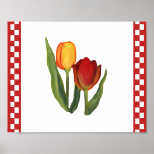 Country Tulips Print