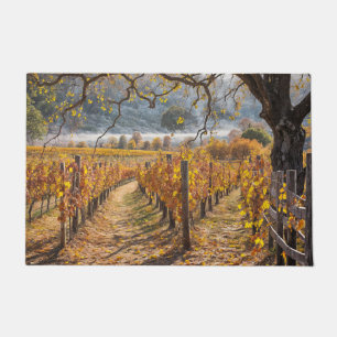 Country Vineyard Fall Autumn Colours Doormat