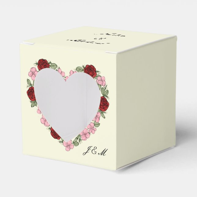 country wedding favour box (Front Side)
