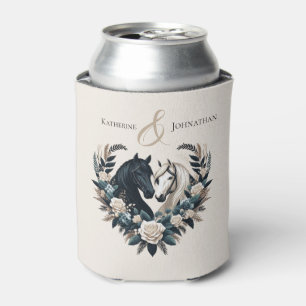 Country Wedding-Horses in Love  Can Cooler