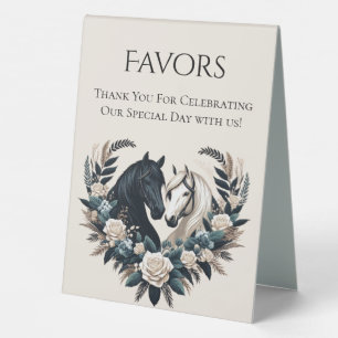 Country Wedding-Horses in Love-Favours