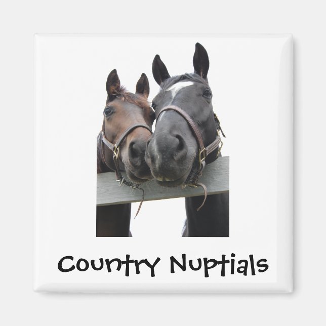 country wedding magnet (Front)