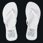 Country Wedding Tractor Flip Flop Footwear<br><div class="desc">A pair of tractor country farm themed wedding fun flip flops.</div>