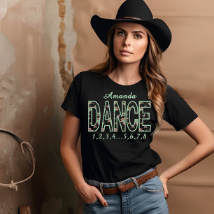 Country Western Christmas Pattern T-Shirt