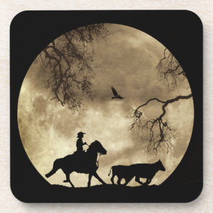 Country Western Cowboy Coasters