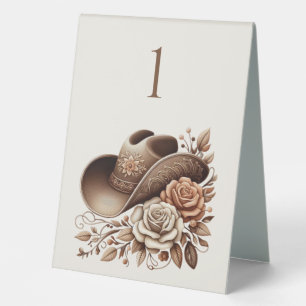 Country Western Cowgirl Hat with Flowers
