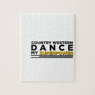 COUNTRY-WESTERN DANCE MY SUPERPOWER JIGSAW PUZZLE