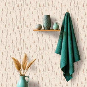 Country Western Fields - Soft Botanical Wallpaper