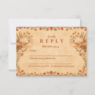 Country Western Graduation Party RSVP Card
