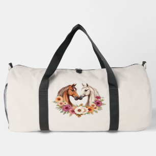 Country Western Horses  Duffle Bag