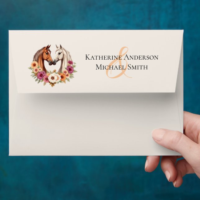 Country Western Horses Envelope (Hand)