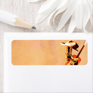 Country Western Label Return Address Label