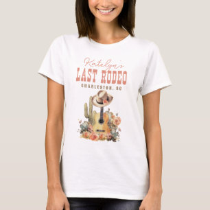 Country Western Last Rodeo Bachelorette Weekend T-Shirt