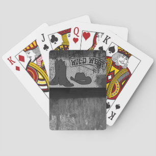 Country Western Old West Playing Cards