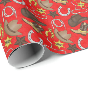 Country Western pattern  Wrapping Paper