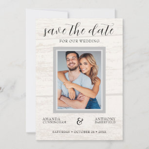 Country Western Save the Date Wedding Invitation