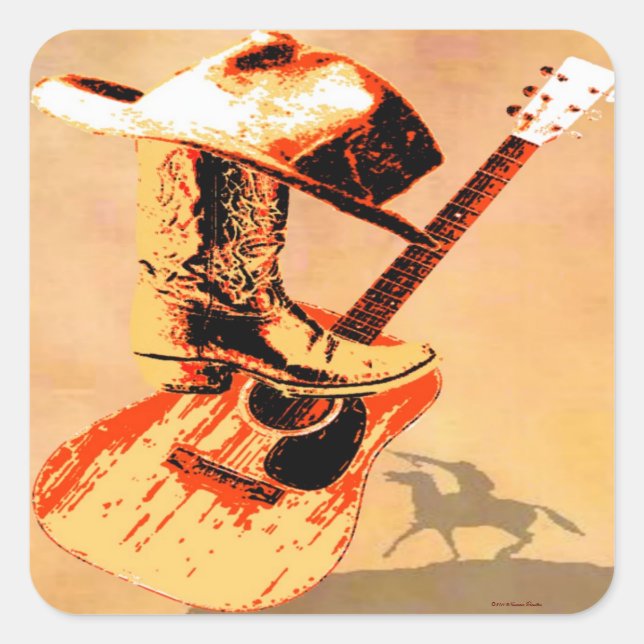 Country Western Sticker (Front)
