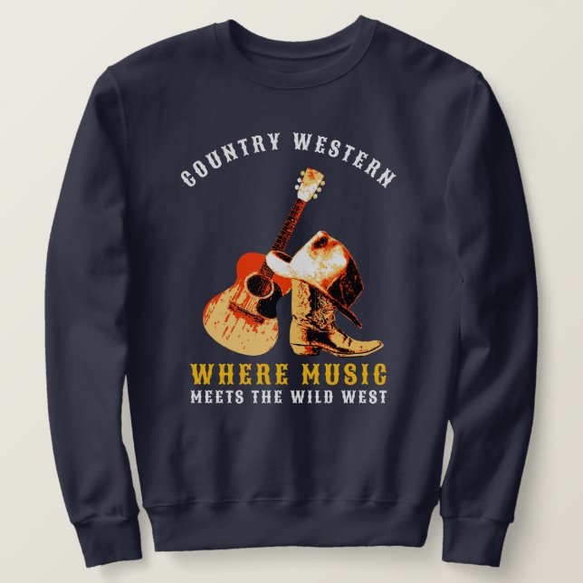 Country Western Sweatshirt (Design Front)