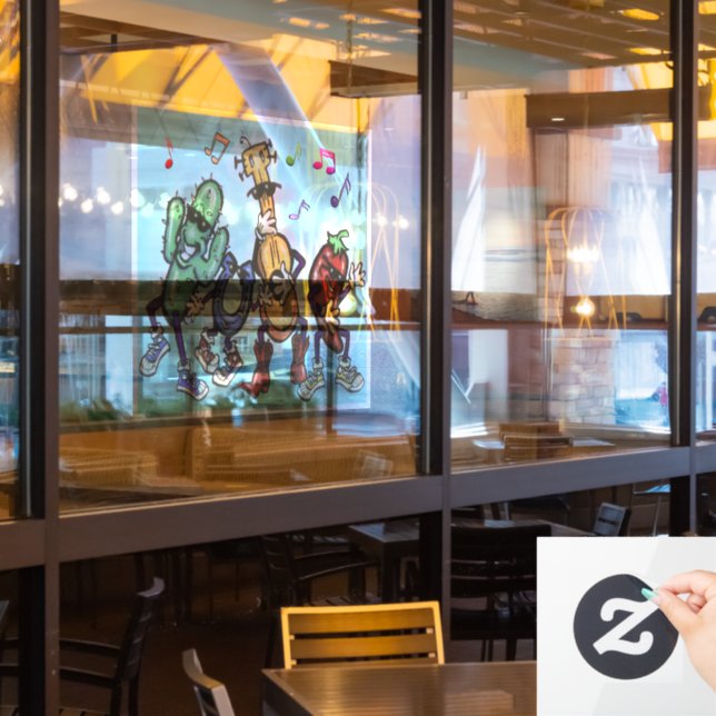 Country Window Cling (Restaurant Window)