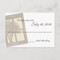 Country Window Pane Wedding