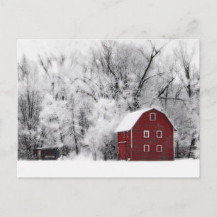 Country Winter Postcard