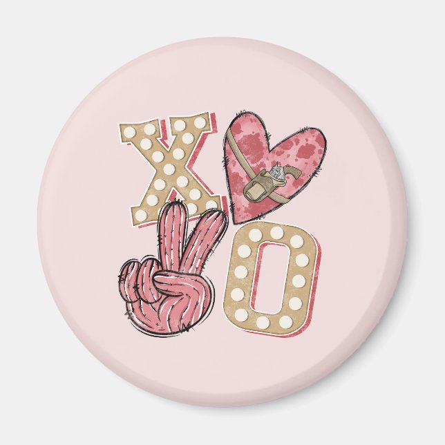 Country XOXO – Wild West Love Magnet (Front)