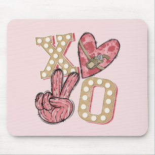Country XOXO – Wild West Love Mouse Pad