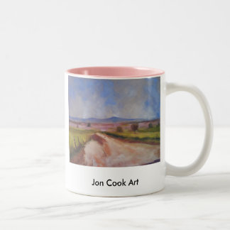 CountryRoad, Jon Cook Art Two-Tone Coffee Mug