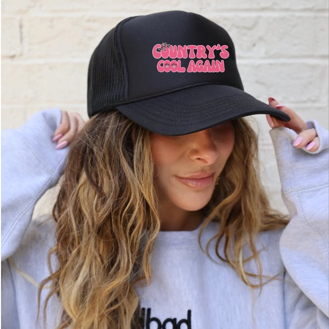 Country's Cool Again Trucker Hat for Her (Creator Uploaded)