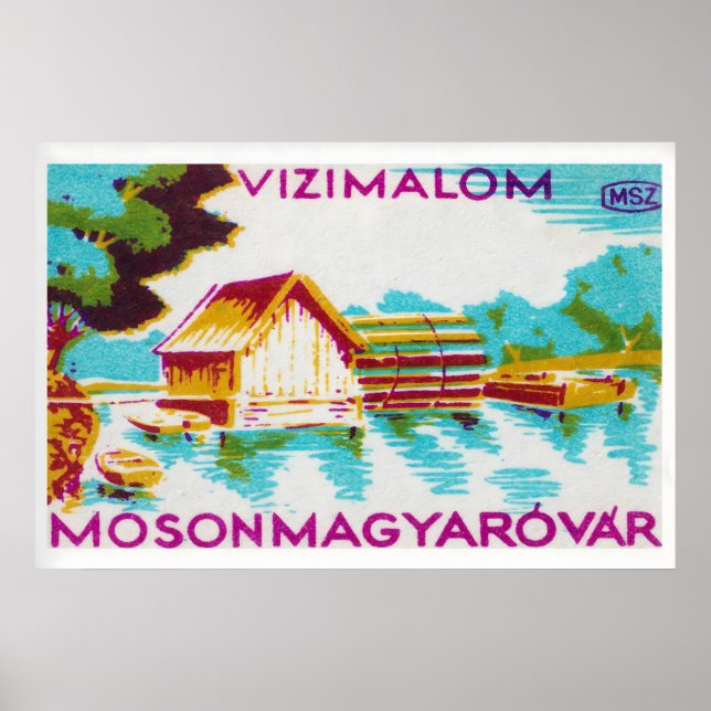 Countryside Cabin - Matchbox Print - Aesthetic (Front)