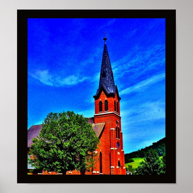 Countryside Church Poster (Front)
