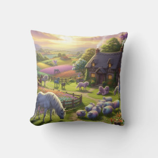 Countryside design cushion