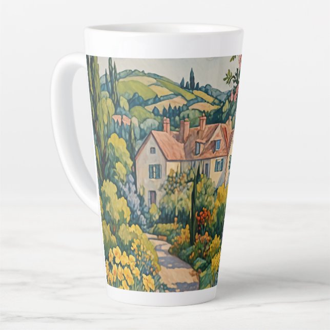  Countryside Haven Latte Mug (Left Angle)